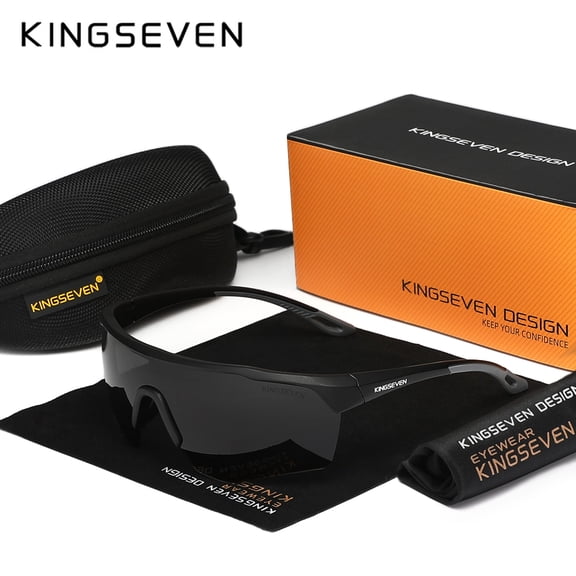KINGSEVEN Men/Women Riding UV400 Sunglasses Polarized Sports Cycle Outdoor Eyewear
