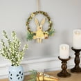 thumbnail image 2 of Northlight Bunny with Flowers Artificial Mini Easter Twig Wreath - 10", 2 of 5
