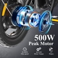 thumbnail image 3 of Bodywel Folding Electric Bike for Adults and Teens, 14" E Bike, 500W Motor Electric Bicycle, 36V 10Ah Battery, Mini Ebike for City Commuter, UL2849, 3 of 10