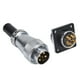 thumbnail image 4 of Conector de aviación de 6 pines, aleación de zinc, resistente al agua, enchufe y enchufe de aviación WS20, CA 500V, 4 of 9