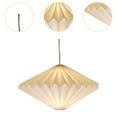 thumbnail image 6 of Stgfyxgs Paper Origami Lamp Shade Paper Pendant Lamp Shade Hanging Pendant Light Lamp Cover Fold Origami Paper Lampshade for Cafe Home E, 6 of 9