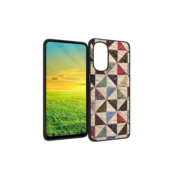 Compatible with Motorola Moto G Stylus 5G 2022 Phone Case, Patchwork-quilt-squares-1-2 Case Silicone Protective for Teen Girl Boy Case for Motorola Moto G Stylus 5G 2022