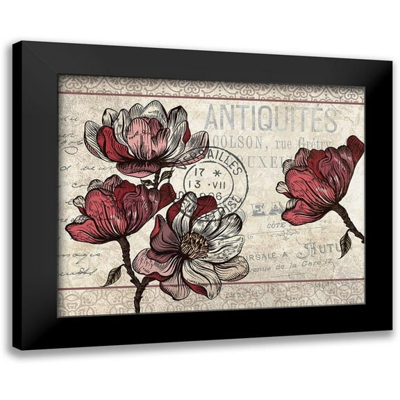 Kimberly, Allen 14x12 Black Modern Framed Museum Art Print Titled - Magnolia Series 2