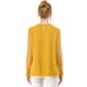 thumbnail image 5 of AllegK CamiDe GaCon Cuello Redondo Y BluCampesiDe ManLarCon Panel Floral De Encaje PaMujer Amarillo M, 5 of 6