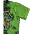thumbnail image 5 of Mens Ninja Turtles Group Shirt - Straight from The Sewer - TMNT Throwback Classic Tie Dye T-Shirt Black Green Tie Dye, Small, 5 of 7