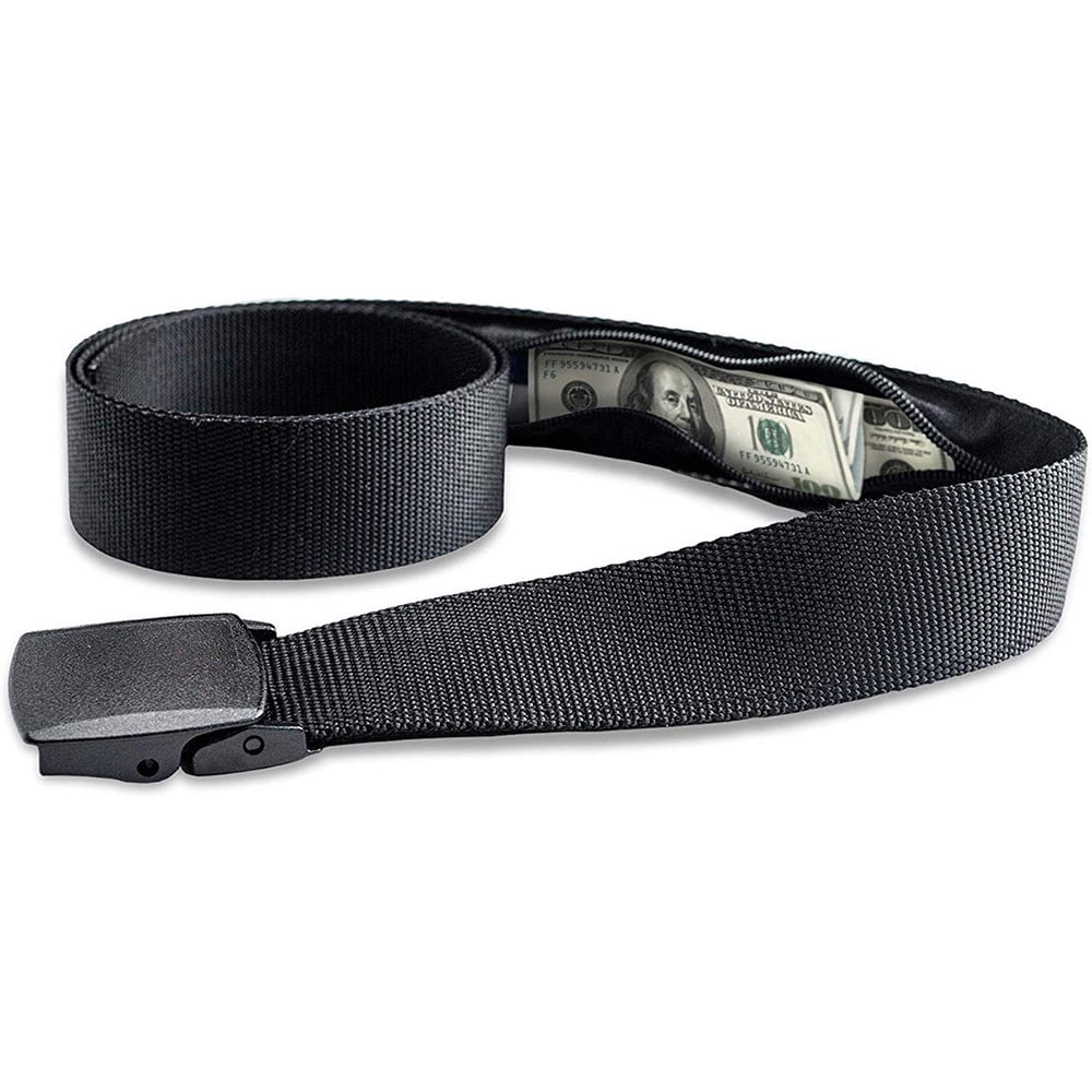 TekDeals Travel Security Belt Hidden Money Pouch Money Wallet Pocket