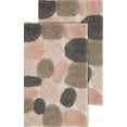 thumbnail image 3 of Chesapeake Pebbles Rose Cloud Cotton Bath Rug, 20" x 32", (2 Count), 3 of 6