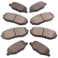 thumbnail image 2 of Car Front + Rear Ceramic Brake Pads Kit 308.15080,308.13770,D1754,D1376,S-1508/S-1377, 2 of 7