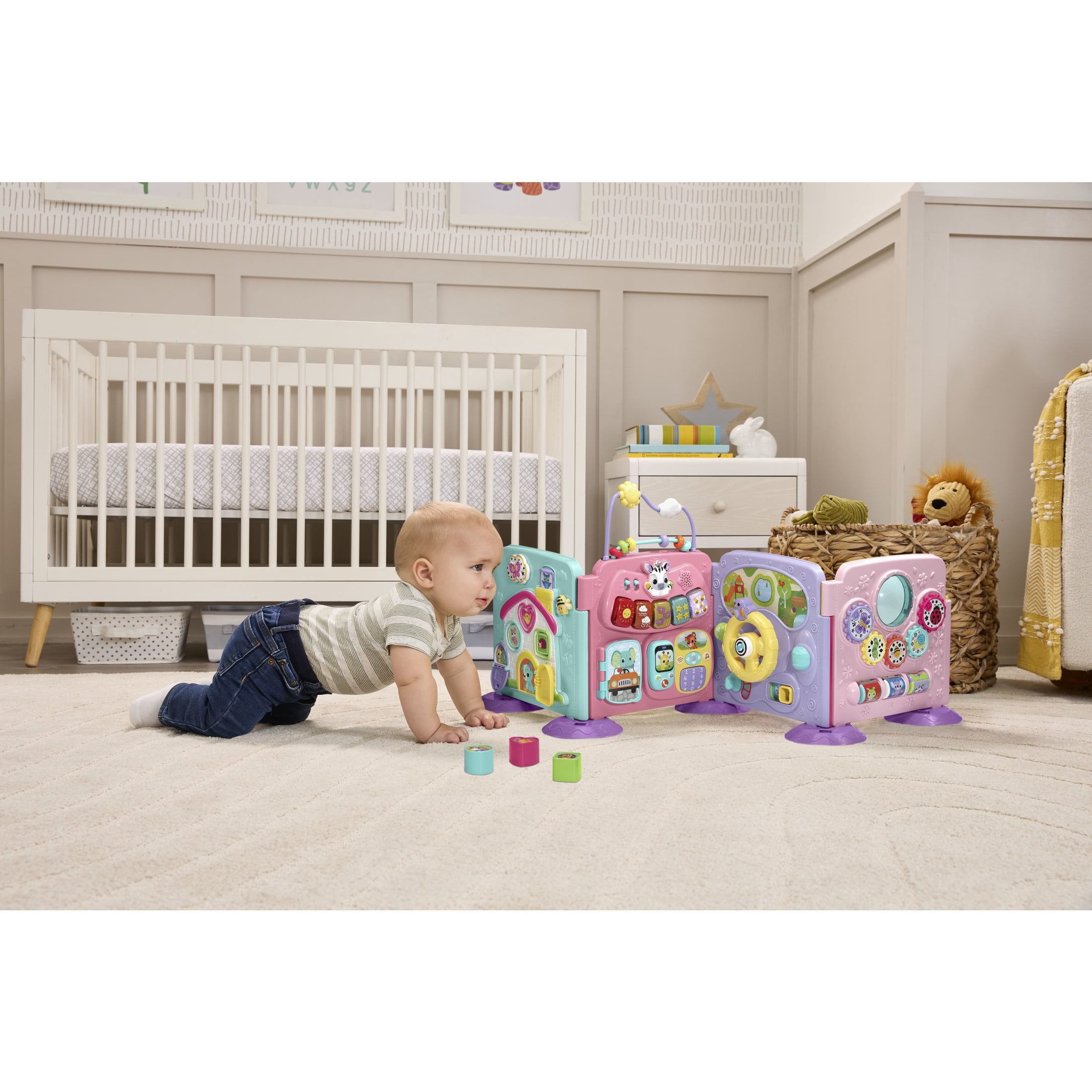 VTech Baby 4-in-1 Steps & Stages Activity Center with Accessories for Ages 3 to 24 Months