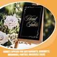 thumbnail image 6 of 30 Pcs Hot Stamping Table Card Wedding Decor Table Numbers Table Number Cards Standing Table Number Banquet, 6 of 6