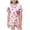 I-Light Pink, variant on Toddler Kids Satin Pajamas Set, Shorts Sleeve Button-Down Sleepwear PJs for Girls Valentine's Day Printed Pajamas Short Sleeved Button Top Shorts Home Pajamas Set