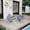 Grey-Blue,khaki,White, variant on Olurrisa 4-Pack Tropical Orange Chairs – Red Oak Wood Legs & PP Seat with Modern folding indoor/outdoor square table- PP tabletop with metal legs(White, khaki)