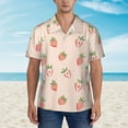thumbnail image 4 of Goofa Strawberries Hawaiian Shirt for Men, Unisex Summer Beach Casual Short Sleeve Button Down Shirts,Aloha Tropical Floral print shirt-Large, 4 of 9