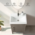 thumbnail image 4 of Vanity Art 20” Single Sink Bathroom Vanity Cabinet with Ceramic Countertop, 4 of 10