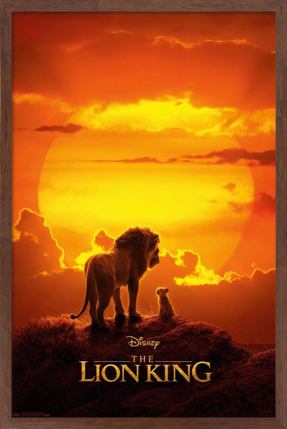 Disney The Lion King - Mufasa And Simba Wall Poster