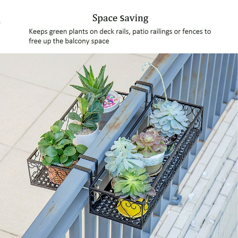 Flower Pot Stand Rack Deck Rail Flowerpot Railing Shelf Balcony Rail Planter Shelf Fence Railing Flower Pots Holder Flower Pot Stand Rack Deck Rail Flowerpot Railing Shelf Balcony Rail Planter Shelf Fence Railing Flower Pots Holder