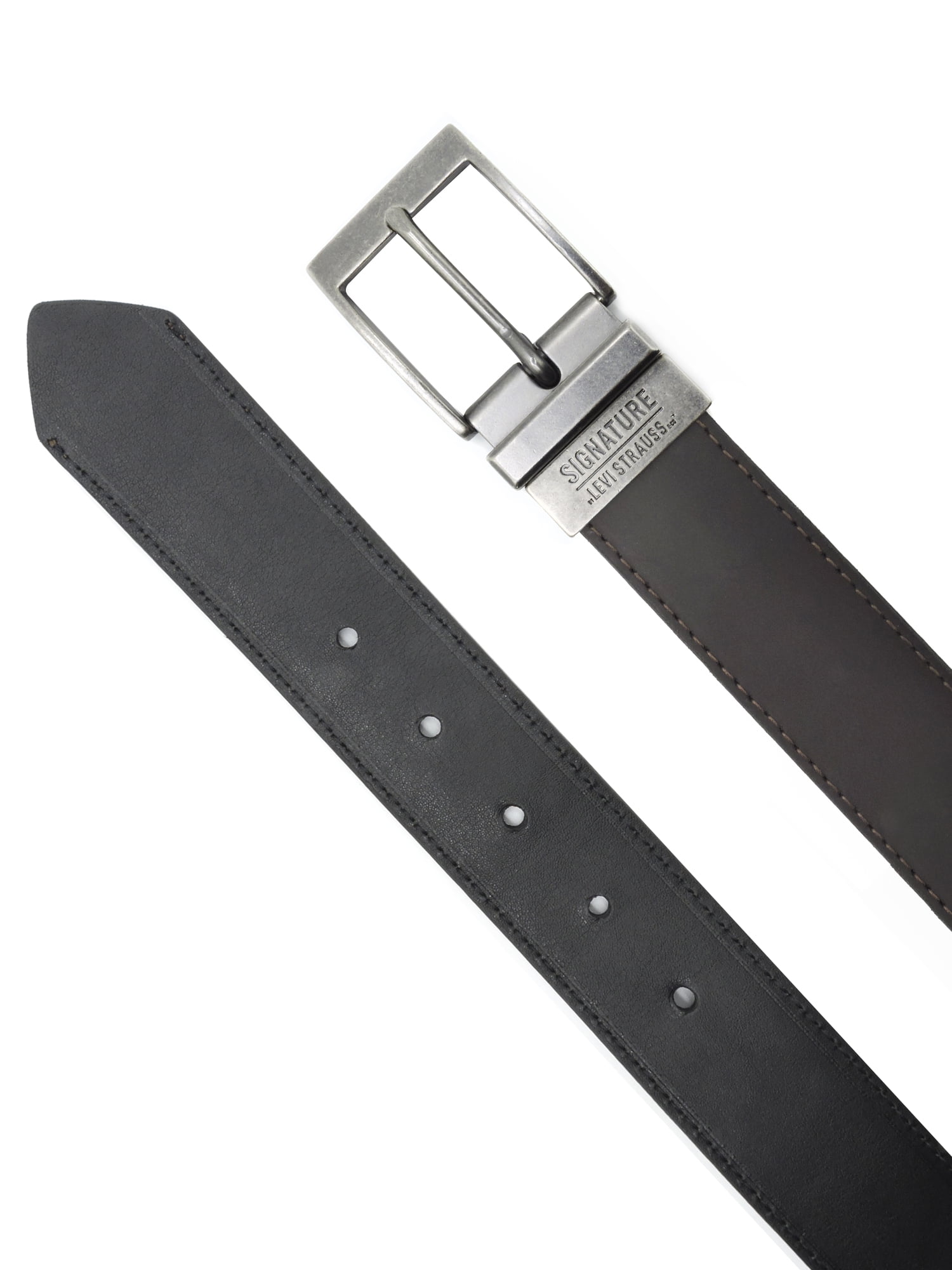 Levi's Mens 38mm Reversible Belt Black/Brown Black Small