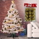 thumbnail image 4 of Puntoco Juego de caja de regalo con bolas de colores brillantes y galvanizadas para decoración de árbol de Navidad, 4 of 9