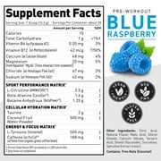 Kaged Pre-Workout Sport Blue Raspberry, 20 13g Servings
