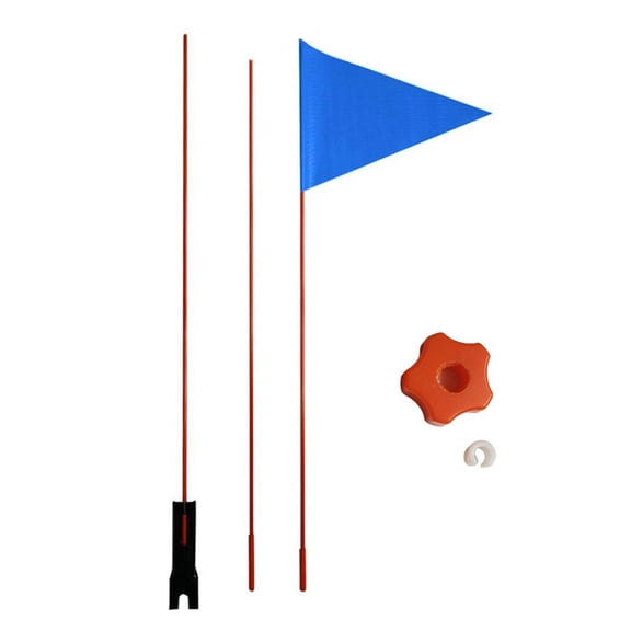 Height High Visibility Safety Flag Bicycle Safety Flag Fiberglass Flag Poles