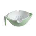 thumbnail image 3 of Cesta para lavar verduras Macarena colador de alimentos 2 capas verde, 3 of 8