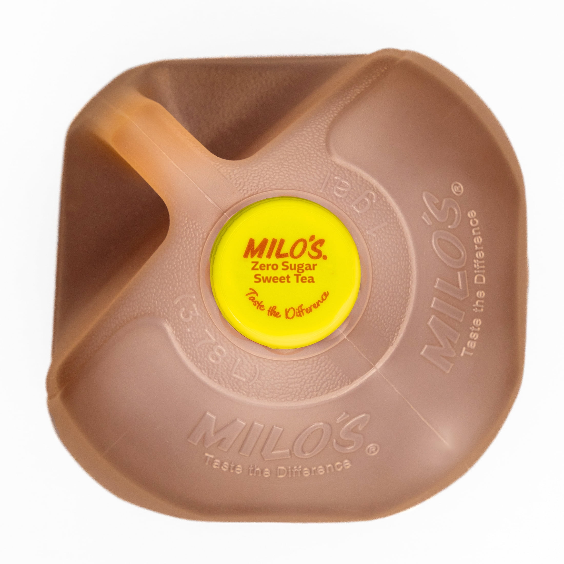 Milo's Zero Sugar Sweet Tea, Refrigerated Iced Tea, 128 fl oz Gallon, No Preservatives, Brewed Fresh Daily