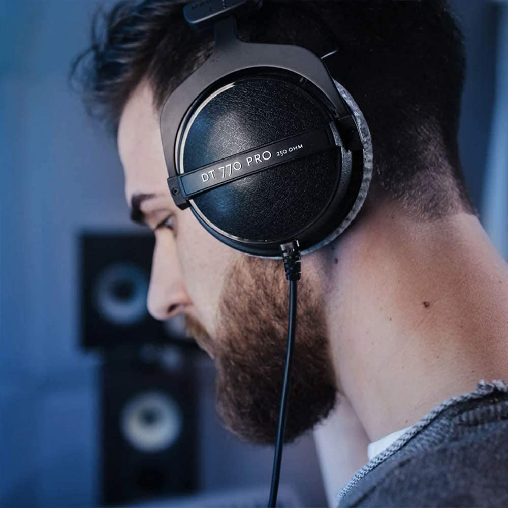 Beyerdynamic DT 770 PRO 250 Ohm Over-Ear Studio Headphones in Black for Studio Use - image 3 of 6