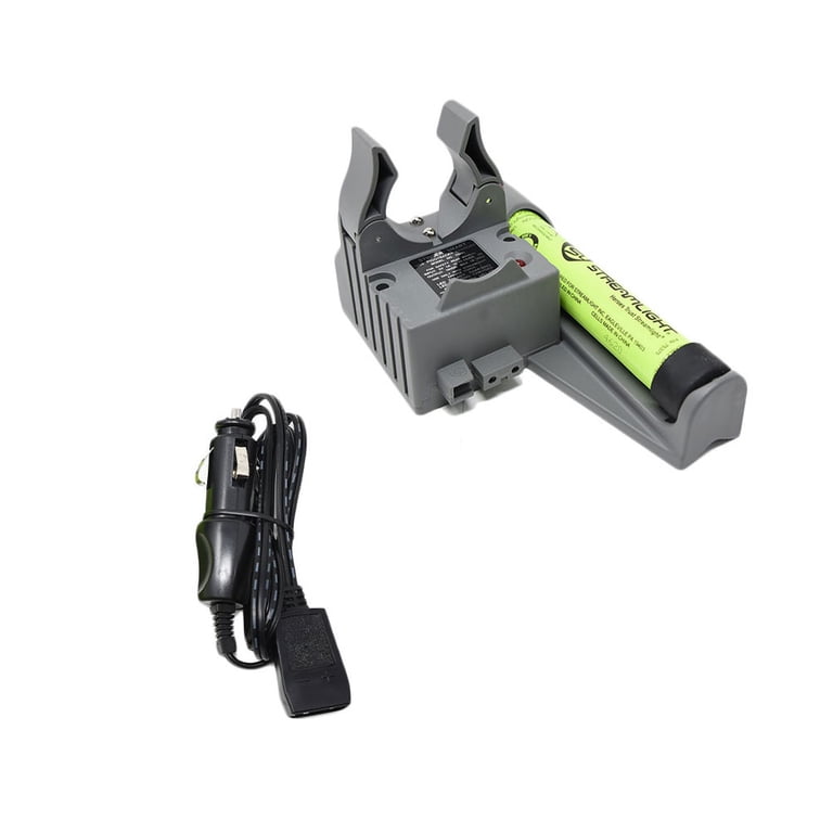 streamlight flashlight battery charger Strion Holder with 100V/120V AC Type A Wall Adapter Charge Cord - Intended for Use with Strion Series Flashlights | Charge Cord The Streamlight Strion Piggyback charger doubles your runtime by charging a spare battery simultaneously so you can keep on working SL-B26 Li-ion USB | Rechargeable