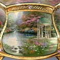 thumbnail image 3 of The Bradford Exchange Garden of Prayer Musical Prayer Box Heirloom Porcelain with 22k Gold Accents by Thomas Kinkade 3.75-inches Wide, 3 of 3