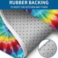thumbnail image 4 of Colorful Tie Dye Pattern Bathroom Rugs Sets 3 Piece,Toilet Cover Set,Absorbent Non Slip Bathroom Mats Sets with U-Shaped Contour Rug Toilet Rug Set, 4 of 5