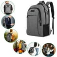 thumbnail image 7 of Travel Laptop Backpack Gaming Backpack Water-Repellent Business College Daypack Stylish Laptop Bag for Men/Women - Dark gray, 7 of 7