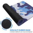 thumbnail image 6 of Blue Military Camouflage&nbsp;desk Mouse Padwaterproofwashable&nbsp;for Office Home Work GamingmousepadsRubber Base Mousepad with Stitched Edges 31.5x11.8inches, 6 of 7
