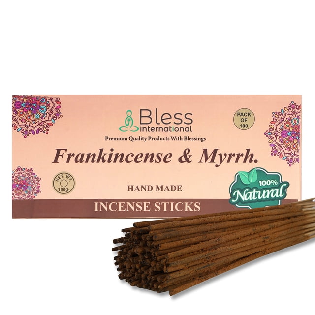 Las varillas de incienso Bless International Frankincenso y Mirra
