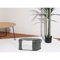 thumbnail image 7 of Unique Bargains 1 Pack Clothes Storage Bags Moving Bags Grey 21.5*14*8in, 7 of 7