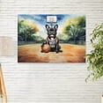 thumbnail image 2 of Happy Father's Day French Bulldog Playing Basketball with Best Dad Jersey Horizontal Matte Canvas Poster Dog Lover Gifts Wall Art Home Decor - 13006, 2 of 5