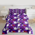 thumbnail image 2 of Feelyou Teen Trick or Treat Queen Comforter Set, Halloween Spider Web Bedding Sets, Horror Ghost Pumpkin Reversible Bedding Comforter Set, Luxury Bedroom Decor, 3pcs, 2 of 8