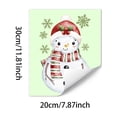 thumbnail image 7 of ShaoXinWan Christmas Luminous Wall Stickers, Glow Snowman Snowflake Self Adhesive Decal, Christmas Decorations Indoor for Bedroom, Window and Wall, 7 of 7