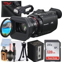 Panasonic HC-X2100 UHD 4K HDMI Lightweight Compact Camcorder with 128GB SanDisk Memory Card UV Filter SV Premium Accessory Bundle
