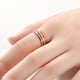 thumbnail image 4 of Juego de 3 anillos con diseño dorado Anillo luminoso Accesorios de moda para regalo, 4 of 8