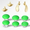 thumbnail image 1 of Metal Joystick Caps & Back Button Kit Compatible with PS5 Edge Controller - Mushroom Head Thumb Stick Cover, 3D Rocker Paddle, 1 of 6