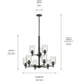 thumbnail image 5 of Kichler Lighting - Shailene - 9 Light Chandelier-26.5 Inches Tall and 26.5, 5 of 7