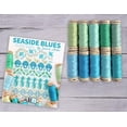 thumbnail image 3 of Aurifil Susan Ache Seaside Blues Thread Set 10 sm spools 6 Strand Floss, Assorted Colors, 3 of 3