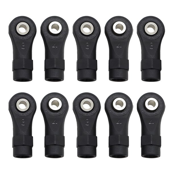 Vogacara 10 unids/set RC coche 1/10 M4 barra de amarre extremo rótula enlace soporte de cabeza de bola M4