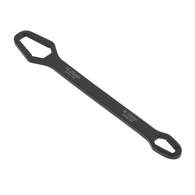 Llave de Doble extremo multifuncional Bling Bling 8 mm a 22 mm color negro