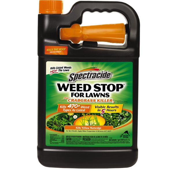 Spectracide Weed Stop For Lawns Plus Crabgrass Killer 1 Gallon Walmart Com