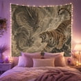 thumbnail image 2 of Ocean Waves Vertically with Oriented Intense Confrontation Between, Spooky Gothic for Gothic Decor Fans, Dark Art Decor, Halloween Gift, Tapestry Wall Hanging for Bedroom and Dorm, 2 of 7