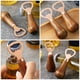 thumbnail image 3 of 2 abridores de botellas de cerveza manuales con mango de madera, 3 of 6