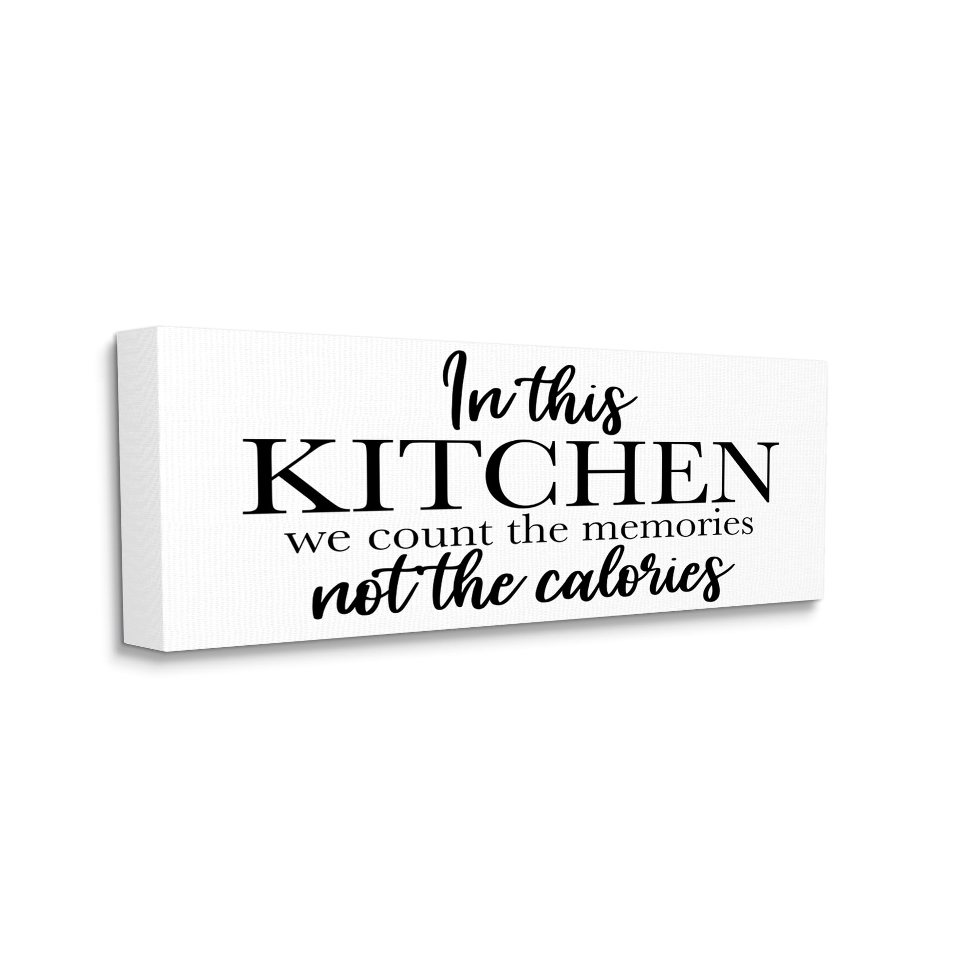 Stupell Industries Count The Memories Phrase Food & Beverage Painting Gallery Wrapped Canvas Print Wall Art, 30 x 13