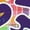 Team Purple, variant on USVI Flag Splash Summer T-Shirt | Virgin Islands Madras Heart Tee | USVI Souvenirs Gift