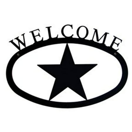 Village Wrought Iron WEL-45-S Star - Welcome Sign